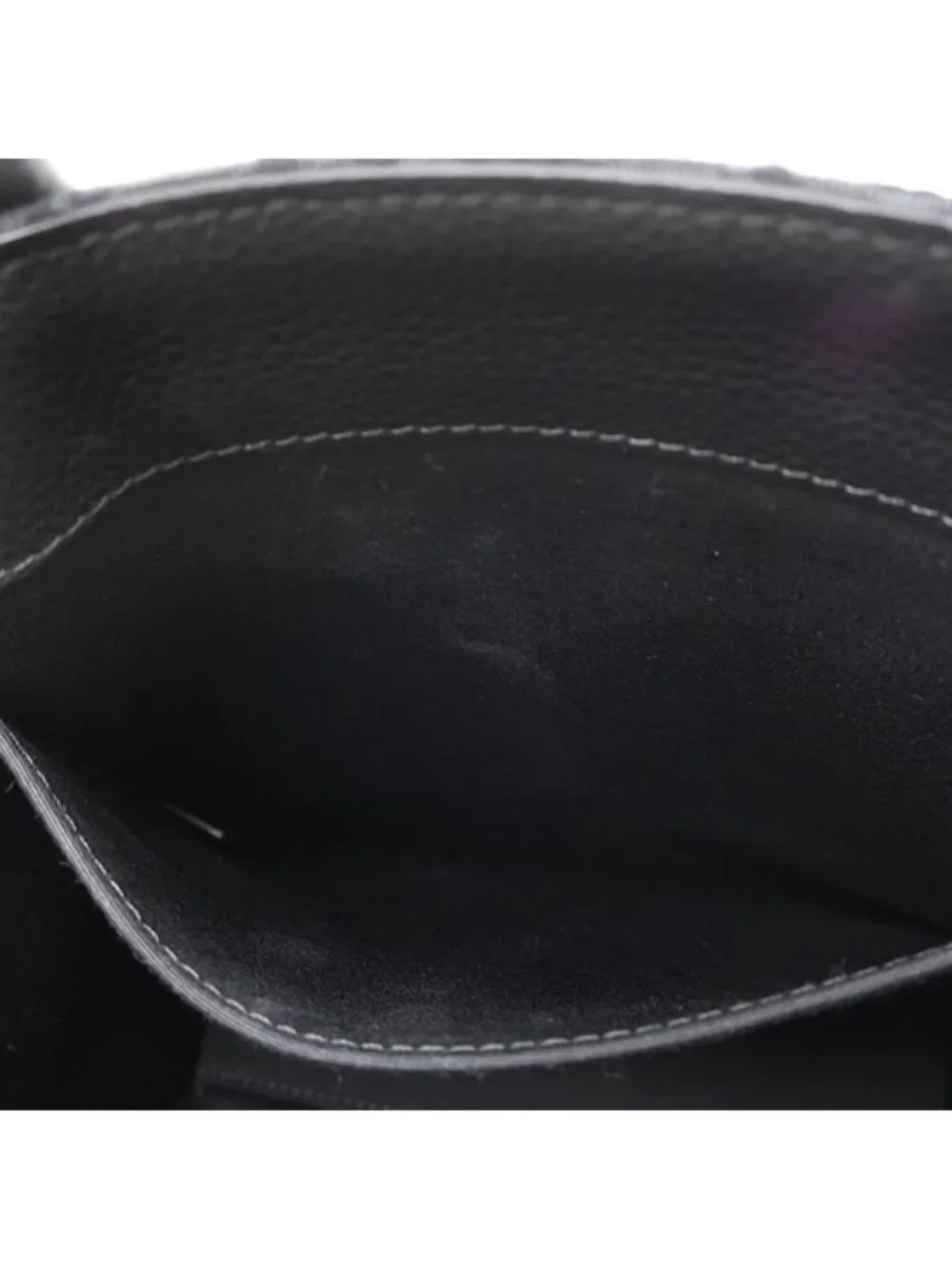 Dior 2-Way Safari North South Tote Canvas Leather Black Silver